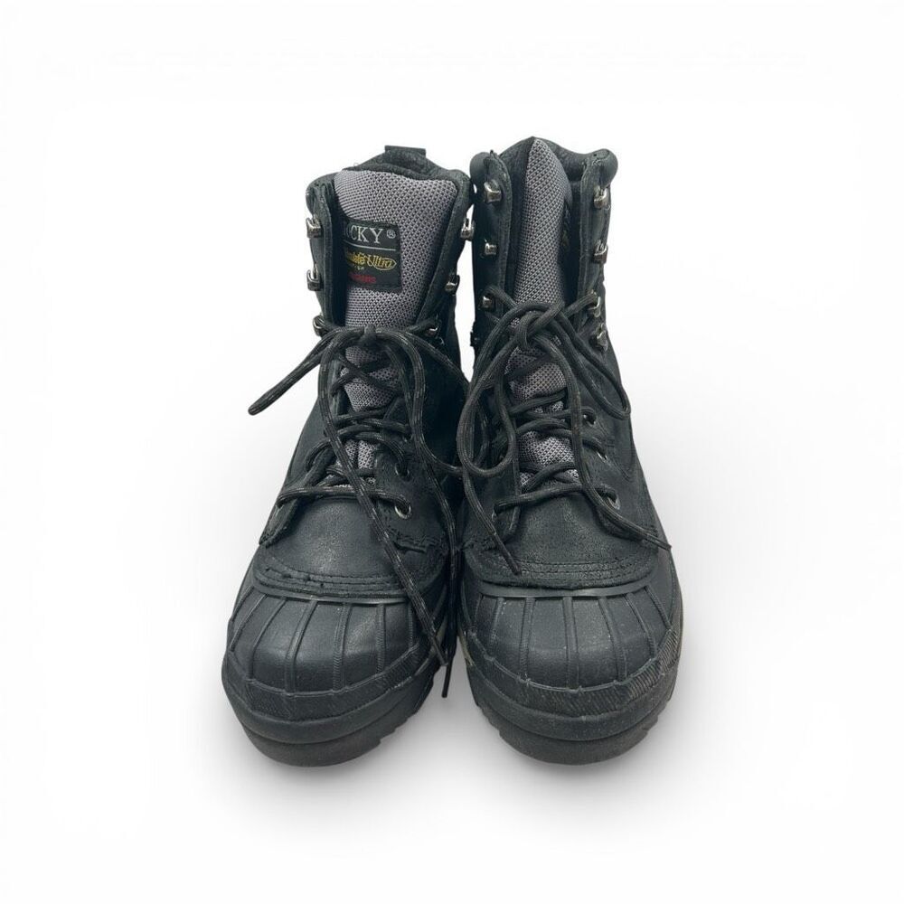 Rocky 600g Thinsulate Insulated Winter Boots Black Waterproof Size 7M